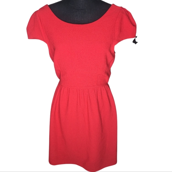 Anthropologie Dresses Red Everly Anthropologie Dress Poshmark